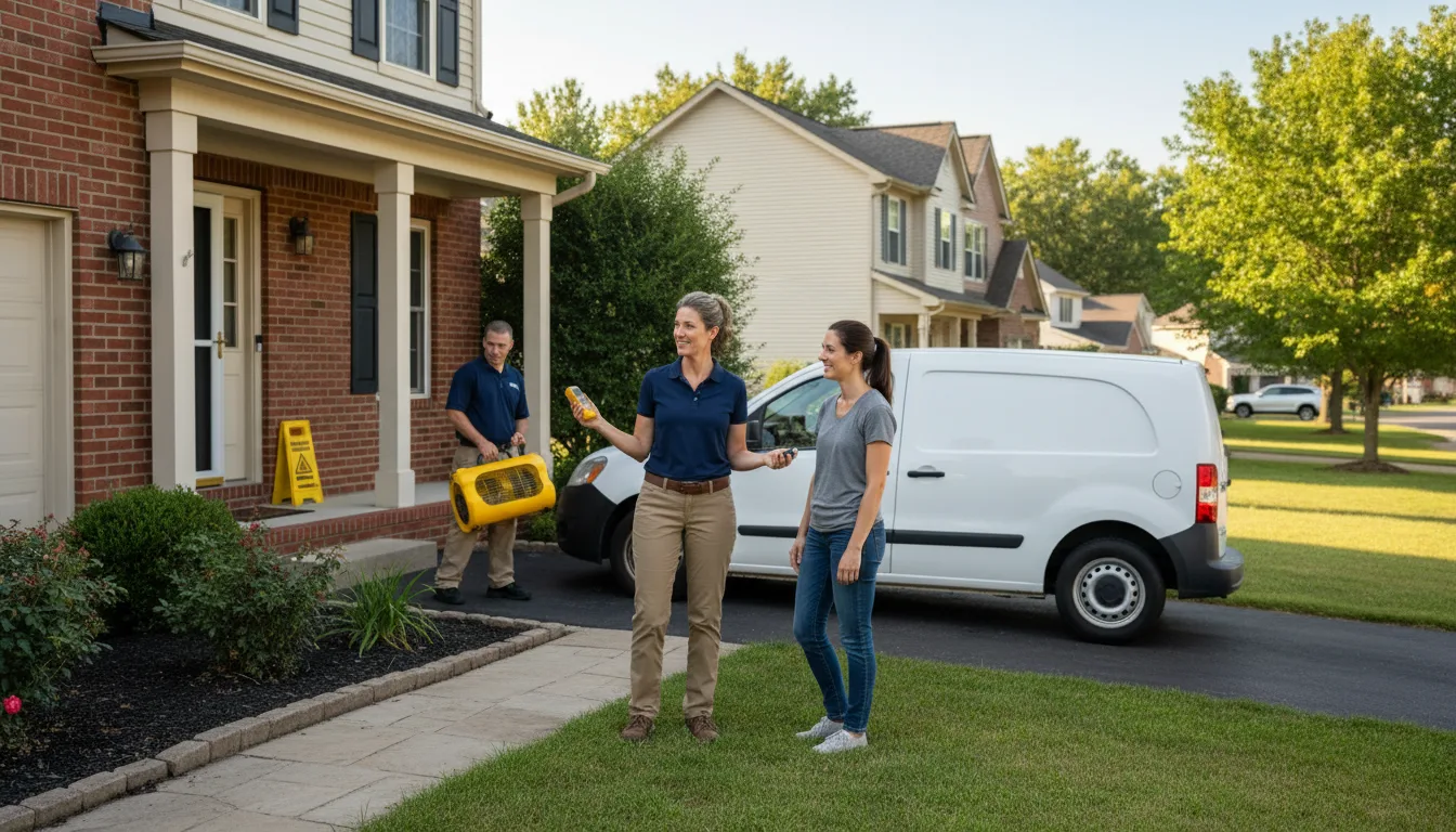Residential water damage restoration in Bailey, CO